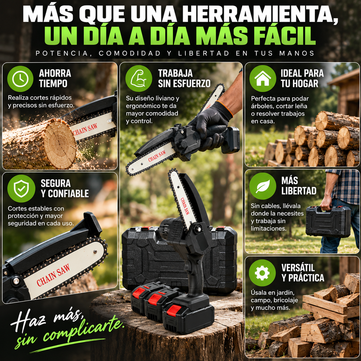 MINI SAW™ | CORTA RÁPIDO, FÁCIL Y SIN ESFUERZO