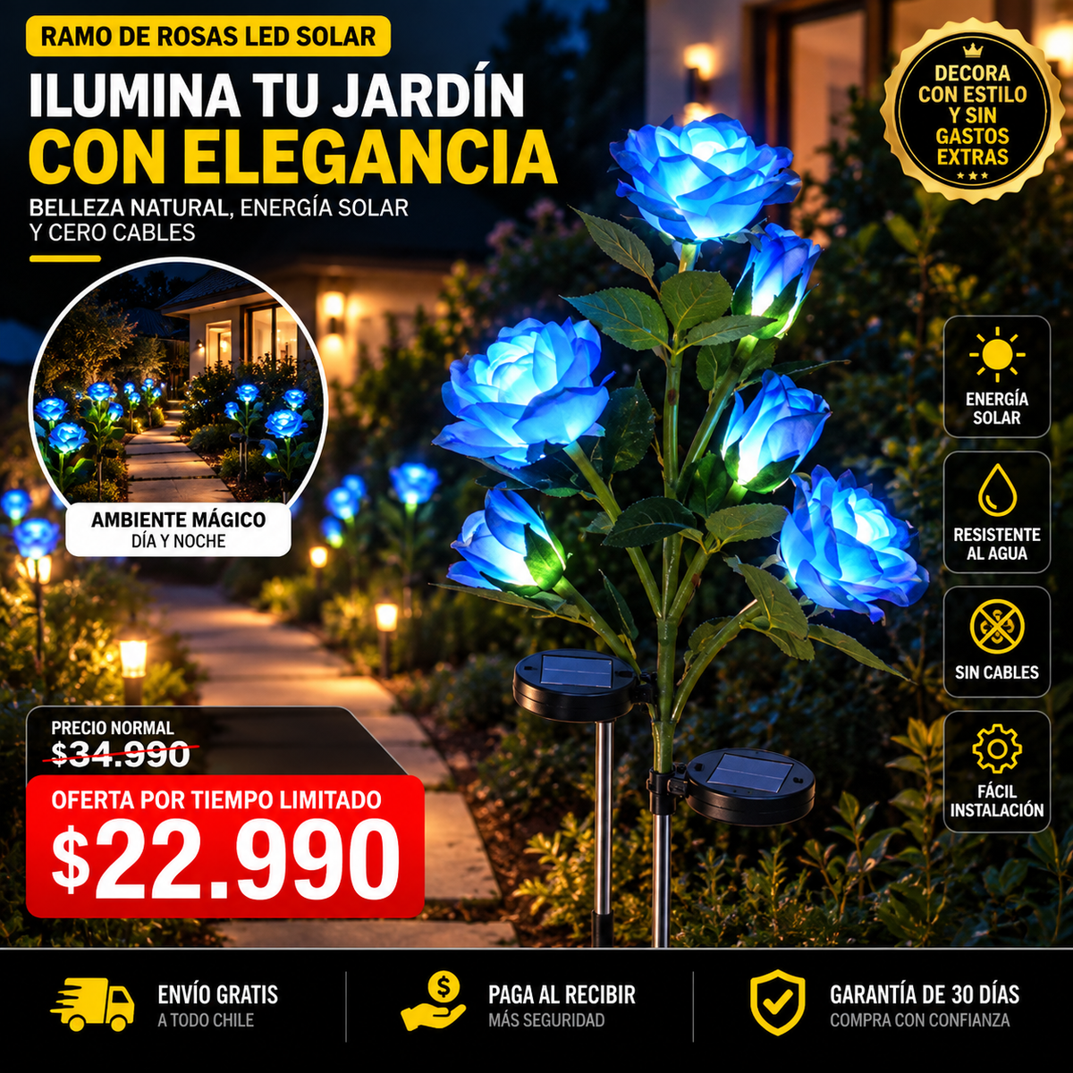 LUMIBLOOM™ | TRANSFORMA TU JARDÍN EN UN LUGAR ÚNICO