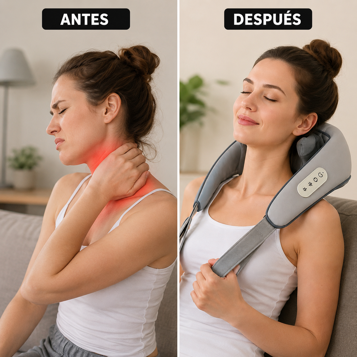 RELAXPRO™  ALIVIA LA TENSIÓN, EL DOLOR Y EL ESTRÉS EN MINUTOS CON UN MASAJE PROFUNDO Y RELAJANTE.