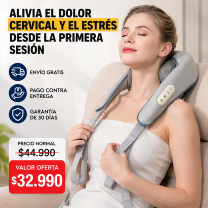 RELAXPRO™  ALIVIA LA TENSIÓN, EL DOLOR Y EL ESTRÉS EN MINUTOS CON UN MASAJE PROFUNDO Y RELAJANTE.