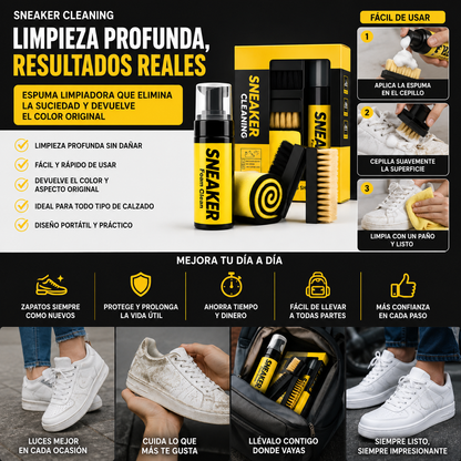 SNEAKSHINE™ | ZAPATILLAS LIMPIAS COMO NUEVAS EN MINUTOS