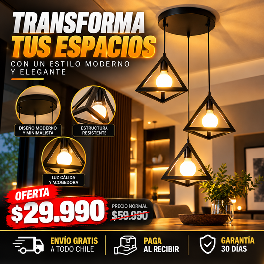 LUMITRI™ | TRANSFORMA CUALQUIER ESPACIO CON UNA ILUMINACIÓN MODERNA, CÁLIDA Y ELEGANTE.