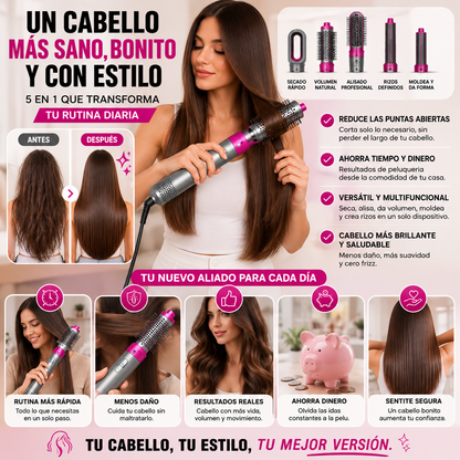 STYLEAIR™| SECA, ALISA, DA VOLUMEN Y CREA RIZOS EN UN SOLO PASO.