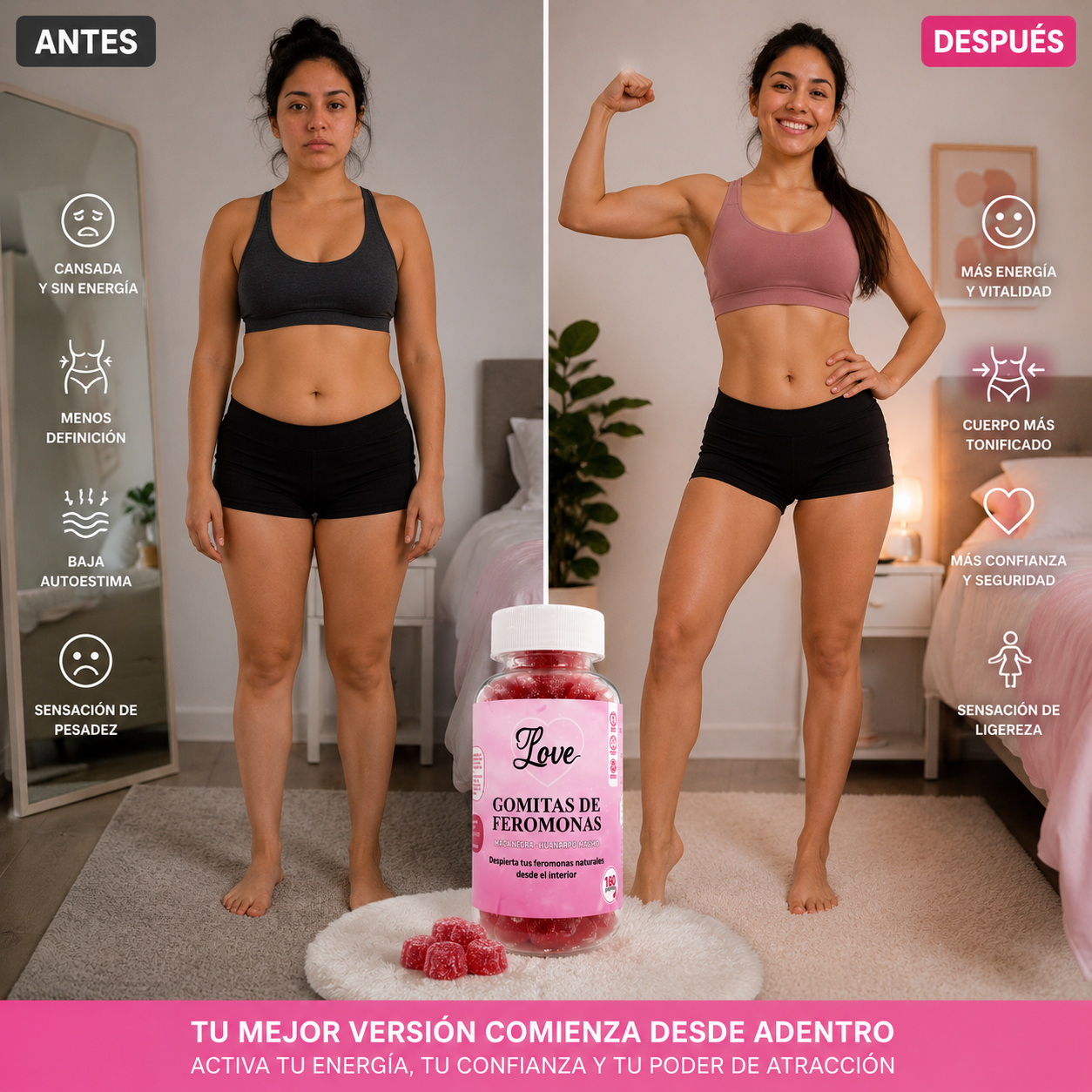ÉLIXIR PHERA™ | DESPIERTA TU PODER FEMENINO Y AUMENTA TU CONFIANZA Y BIENESTAR.