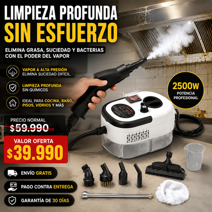 VAPORCLEAN™| LIMPIEZA PROFUNDA SIN ESFUERZO