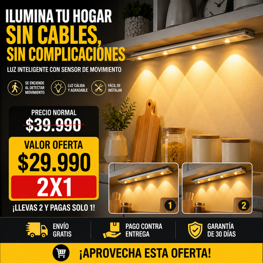 LUMISENSE PRO™ | ILUMINA AUTOMÁTICAMENTE CADA RINCÓN DE TU HOGAR