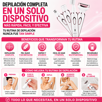 SILKPRO™| SOLUCIÓN PARA UNA PIEL SUAVE, SIN VELLO Y SIN COMPLICACIONES.