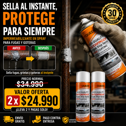 SEALSHIELD PRO™ | SELLA FILTRACIONES, GOTERAS Y GRIETAS EN MINUTOS PARA PROTEGER TU HOGAR