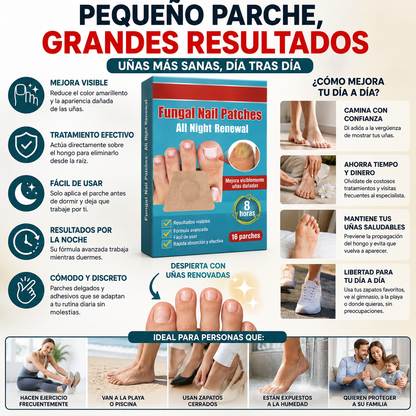 MYCONAIL PATCH™ | RECUPERA LA APARIENCIA SALUDABLE DE TUS UÑAS.