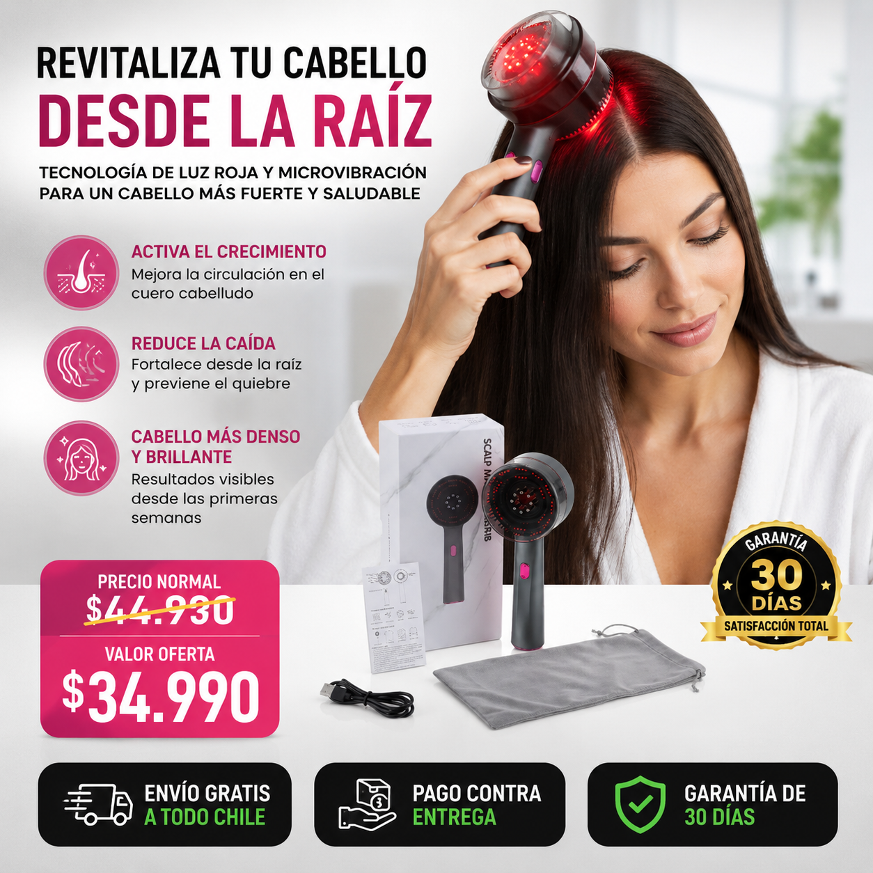 REVITALUX™  DEVUÉLVELE FUERZA, BRILLO Y VITALIDAD A TU CABELLO DESDE LA RAÍZ.