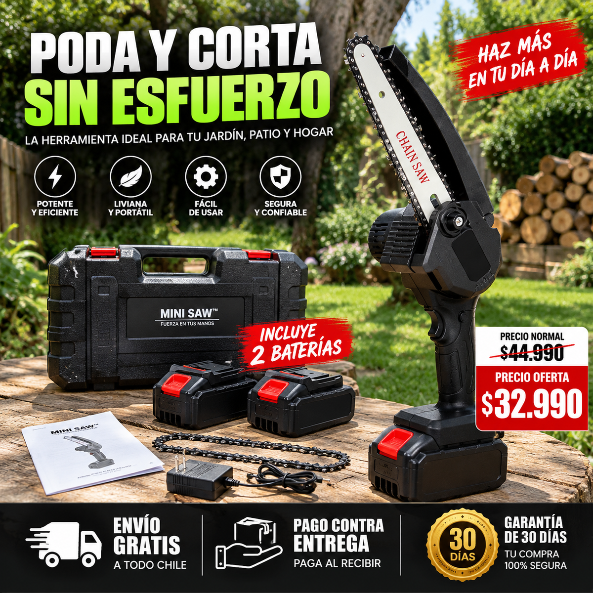 MINI SAW™ | CORTA RÁPIDO, FÁCIL Y SIN ESFUERZO
