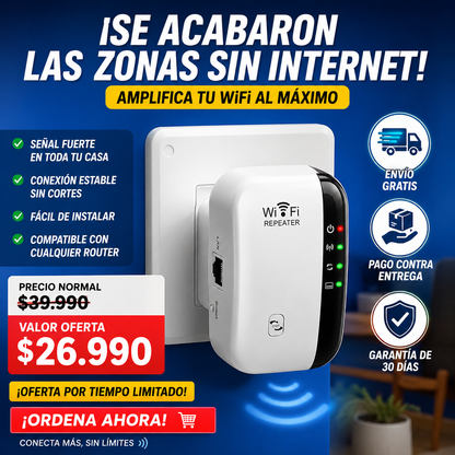 SIGNALPRO™ | LLEVA TU WIFI DONDE MÁS LO NECESITAS.