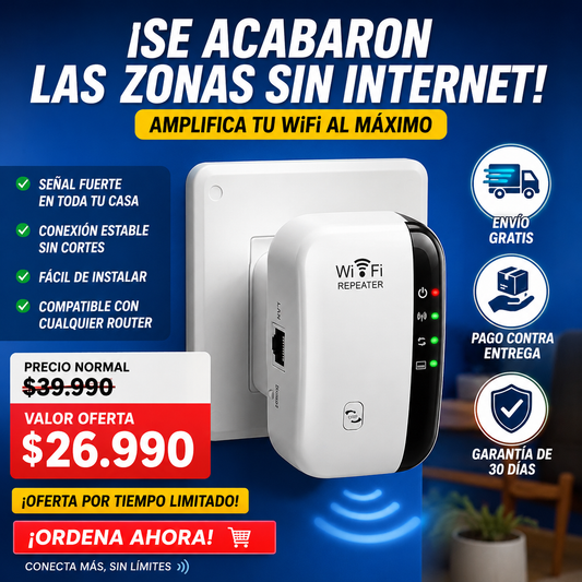 SIGNALPRO™ | LLEVA TU WIFI DONDE MÁS LO NECESITAS.