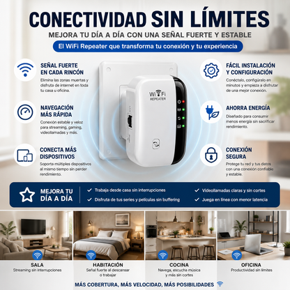 SIGNALPRO™ | LLEVA TU WIFI DONDE MÁS LO NECESITAS.