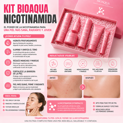 SKINCARE BIOAQUA ™ | RECUPERA EL BRILLO, LA SUAVIDAD Y LA UNIFORMIDAD DE TU PIEL CON UNA RUTINA COMPLETA