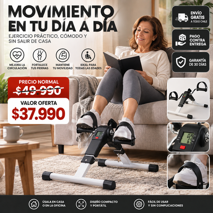 PEDALFIT™ | ACTÍVATE SIN SALIR DE CASA CON SOLO 10 MINUTOS AL DIA
