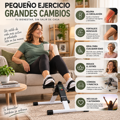 PEDALFIT™ | ACTÍVATE SIN SALIR DE CASA CON SOLO 10 MINUTOS AL DIA