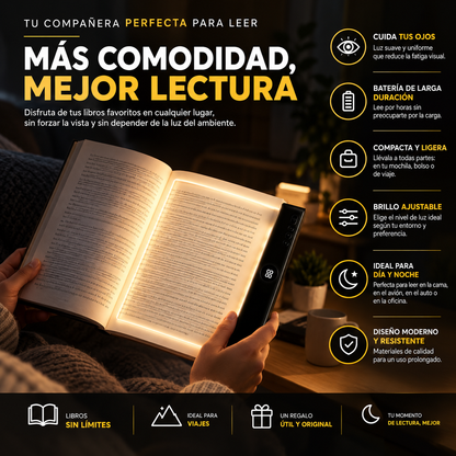 LUMIREAD™ | LEE DE NOCHE SIN MOLESTAR A NADIE.
