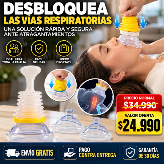 AIRSAFE™| FACILITA LA RESPIRACIÓN EN MOMENTOS DE EMERGENCIA.