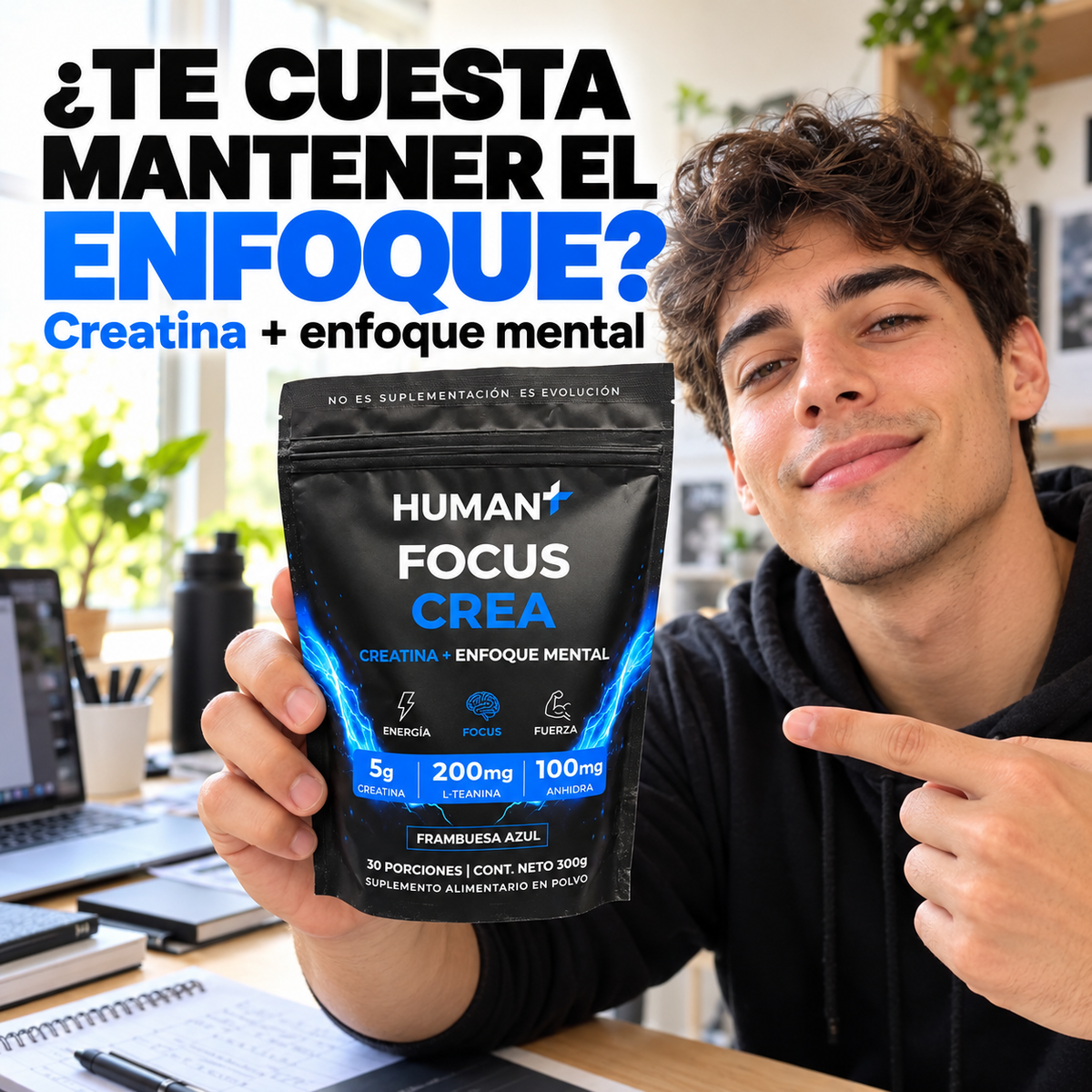 CREATINA HUMAN+ FOCUS CREA