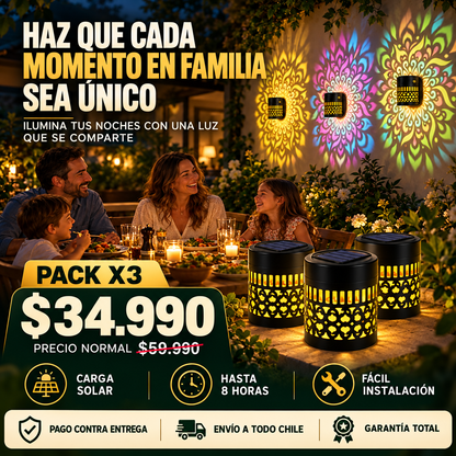 SOLAR MANDALA™ | TRANSFORMA TU JARDIN EN EL LUGAR PERFECTO PARA COMPARTIR