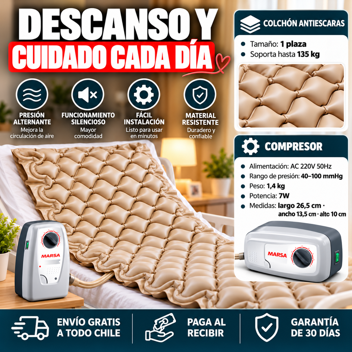 DESCANSOCARE™ | REGALA BIENESTAR Y TRANQUILIDAD A QUIEN SIEMPRE HA CUIDADO DE TI.