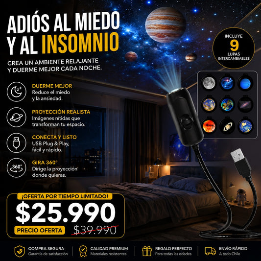 COSMOVISION™| TRANSFORMA CUALQUIER HABITACIÓN EN UN ESPECTÁCULO GALÁCTICO