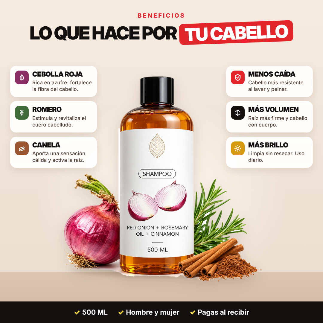 SHAMPOO EXCALVO 500ML | VUELVE A TENER LA FIRMESA DE ANTES